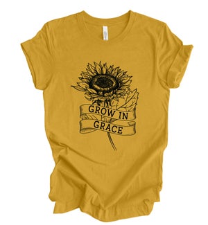 Grow In Grace Sunflower Tee